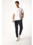 Regular Fit Beli Lastikli Teknik Pantolon-Lacivert 4