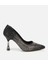 01AYH314780A100 KADIN Siyah Taşlı Ince Topuklu Stiletto 1