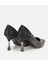 01AYH314780A100 KADIN Siyah Taşlı Ince Topuklu Stiletto 4