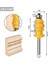 Mimari Kalıp Yönlendirici Bit Dekoratif Çizgi Oyma Sondaj Bit Köşe Profili Kesme Freze Kesici 1/4 Şey (Yurt Dışından) 2