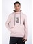 Erkek Regular Fit Kesim Detaylı Kapüşonlu Siyah Sweatshirt 1