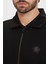 Pamuklu Relaxed Fit Ceket Yaka Logolu Fermuarlı Sweat Erkek Sweat 50543881 001 4