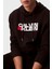 Pamuklu Regular Fit Kapüşonlu Logolu Sweat LV04RD258GUB1 Erkek Sweat LV04RD258G Ub1 4