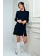 Kadın Çıtçıtlı Kısa Elbise 3