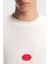 Logolu Pamuklu Relaxed Fit Bisiklet Yaka T Shirt Erkek T Shirt 50546716 102 4
