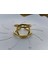 Çelik Gold Renk Ayarlanabilir Yüzük 1