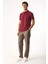 Leo Beli Lastikli Soluk Efektli Jogging Fit Pantolon-Vizon 4