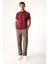 Leo Beli Lastikli Soluk Efektli Jogging Fit Pantolon-Vizon 5