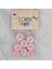 Loren Crafts Pembe 8 Li Ayak Izi Düğme - 435 1