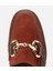 01AYH315420A414 KADIN Süet Deri Acı Kahverengi Tokalı Klasik Loafer 5
