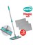 Magic Mop Temizlik Seti Mikrofiber Başlık ve 3 Yedek Paspas ile Uzun Süreli Temizlik 1