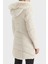 Nev Oxana Regular Fit Fermuarlıı Kapüşonlu Şişme Mont W4BL61WGLZ0 Bayan Mont W4BL61 Wglz0 G9L9 3