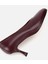 01AYH316590A787 KADIN Deri Bordo Vişne Iki Renkli Ince Topuklu Stiletto 6
