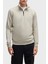 Pamuklu Regular Fit Yarım Fermuarlı Dik Yaka Sweat Erkek Sweat 50468926 271 1