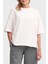 Logolu Pamuklu Oversize Bisiklet Yaka T Shirt LV047D204GWFI Bayan T Shirt LV047D204G Wfı 1