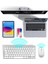 Kablosuz Bluetooth Bağlantılı Taşınabilir Pilli Tablet iPad Pc Tablet Bilgisayar Klavye Mouse Set 2