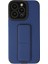 iPhone 13 Pro Max Kılıf Mega Standlı Silikon - Mavi 1