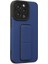 iPhone 13 Pro Max Kılıf Mega Standlı Silikon - Mavi 5