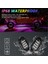 Rgb Kaya Işıkları Uygulama Kontrolü Yanıp Sönen Müzik Modu Su Geçiren Tekerlek Iyi Işık 4 Pod (Yurt Dışından) 5