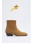 Bot 2512 - Dikiş Detaylı Taba Süet Kadın Bot 4