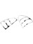 Toyota Prado FJ120 2003-2009 Için Araba Otomatik Arka Arka Lamba Kapağı Trim Aksanı (Yurt Dışından) 5