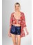 Arias Closet 3'lü Şort Takımı Desenli 1