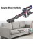 Dyson V7 V8 V10 V11 Vakum Temizleyici Aksesuarları Yukarı Üst Nozul Fırçası Tozu Çıkarma Yumuşak Kıl Fırça Kafası 180 Derece (Yurt Dışından) 5