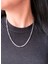 Xuping Klasik Model Orta Kalın Silver Zincir Kolye - 50 cm 6