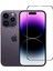 Iphone 14 Pro Uyumlu Tam Kaplayan Darbeye Dayanıklı Kırılmaz Cam Seramik Ekran Koruyucu 1