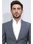 Slim Fit Mono Yaka Antrasit Çizgili Yünlü Takım Elbise 6