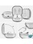Samsung Galaxy Buds Core Kılıf Heartfelt Transparency Şeffaf 6