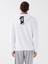 Xsıde Beyaz Uzun Kollu Baskılı Erkek Hoodie 5