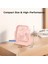 Masa Vantilatörü 4 Hız Daha Güçlü Soğutma Hava Akımı Taşınabilir Küçük Vantilatör Şarj Edilebilir Sessiz Kişisel Mini Vantilatör Ev Ofis Için Pembe (Yurt Dışından) 5