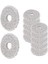 Dreame L10S /L10/ L20 / L30/ X30/ Ecovacs Deebot X2 Omni/ T20 Omni/ T10 Omni/ X1 Omni Için 12 Paket Yıkanabilir Paspas Pedleri (Yurt Dışından) 1