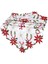 Noel Masası Koşucusu, Poinsettia Holly Yaprağı Işlemeli Masa Çarşafları Noel Dekorasyonları Için 15 x 53 Inç (Yurt Dışından) 2