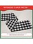 Buffalo Check 13X70INCH Siyah Beyaz Ekose Masa Koşucu, Parti Noel Etkinlikleri Için Yemek Masa Koşucuları Ev Dekor (Yurt Dışından) 5