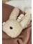 Teddy Bunny Emzik Askısı Krem Renkli Teddy Kumaş 12 cm 7