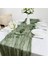 Masa Runner Boho Gazlı Bez Masa Masa Koşucu Rustik Sheer Runner Düğün Bebek Duş Masası Süslemeleri 90X400CM (Yurt Dışından) 5