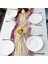 2pcs Cheesecloth Masa Runner Boho Masa Koşucu Gradyan Masa Koşucu Bebek Duş Düğün Nişan Gelin Dekor (Yurt Dışından) 3