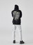 Xsıde Siyah Uzun Kollu Baskılı Erkek Kalın Hoodie 2