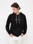 Xsıde Siyah Uzun Kollu Baskılı Erkek Hoodie 1