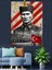 Mustafa Kemal Atatürk ve Askerler Dekoratif Kanvas - Mdf Ahşap Tablo 2