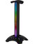 Rgb Kulaklık Stand Alma Ritim Ortam Işığı 2xusb2.0 Masaüstü Kulaklık Tutucu Ev/ofis Siyah (Yurt Dışından) 1