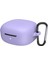Redmi Buds Için 6 Silikon Kulaklık Kılıfı Oyun Bluetooth Kulaklık Koruyucu Kapak Şok Geçirmez Kapak Keychain Mor ile (Yurt Dışından) 1