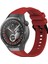 Huawei Watch Gt 6 Pro 46MM Kordon, Silicone Swiftbands Kırmızı 2