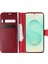 Samsung Galaxy S25 Fe Kılıf Delux Leather Wallet Kırmızı 1