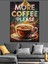 "daha Çok Kahve Lütfen" Yazısı Dekoratif Kanvas - Mdf Ahşap Tablo 4