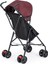 MB108 Stork Baston Bebek Arabası Puset KARELİ BORDO 3