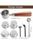 Portafilter 51MM Filtre Sepeti 1/2/4 Bardak, 51MM Portafilter Paslanmaz Çelik Espresso Filtre Sepeti Seti Ahşap Saplı (Yurt Dışından) 3