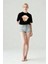 Teddy Kadın Siyah Aktif Regular Fit T-Shirt V5BI09I3Z14-JBLK 2